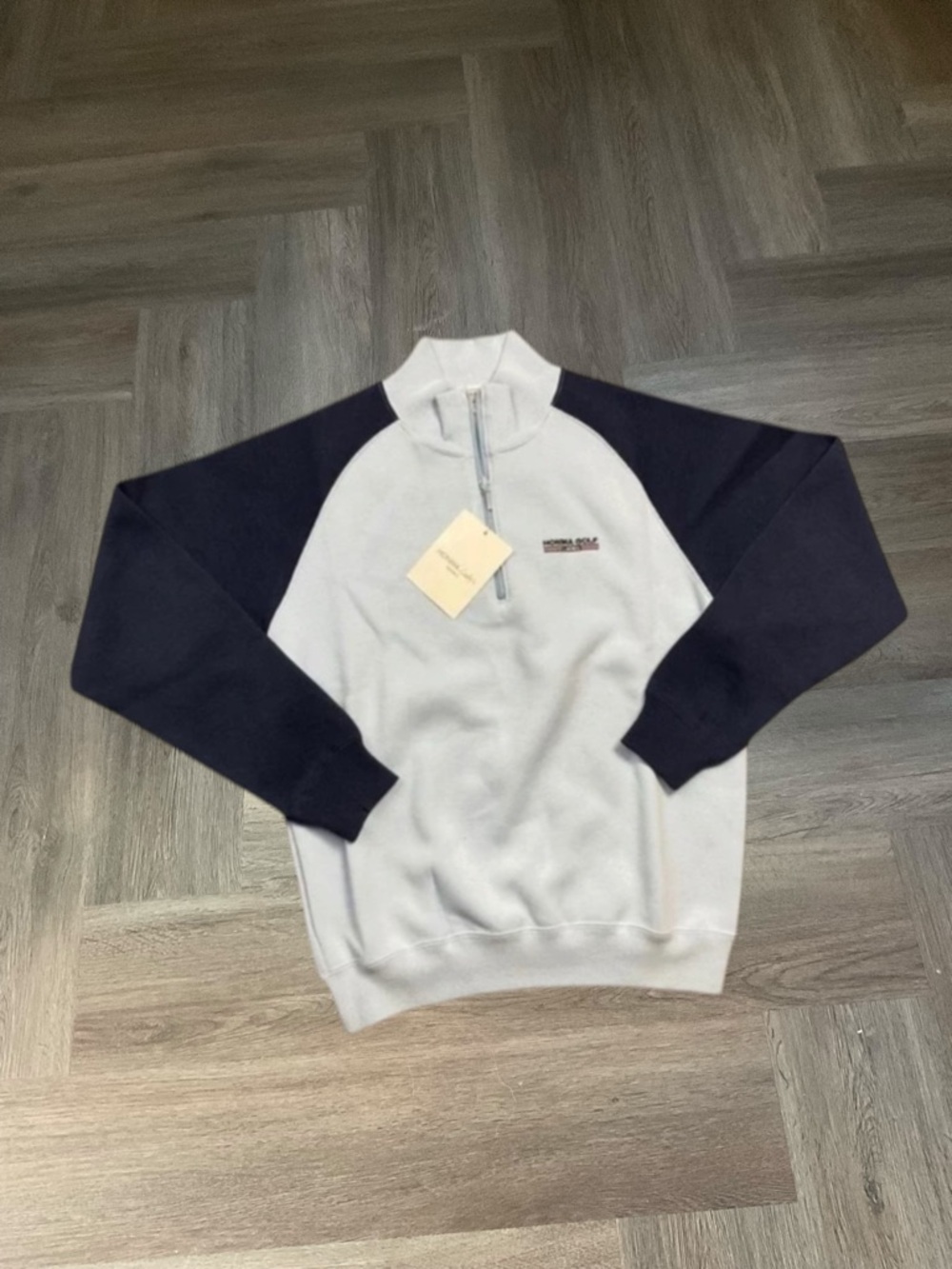 HONMA GOLF Lady's Sport 1/4 Zip Sweatshirt Womens Medium Blue Japan Sport Classy